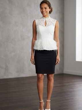 Bebe Lace Babydoll Top